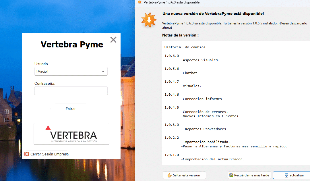 Primeros Pasos Vertebra Pyme